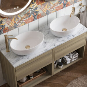 Aurello 1200 Basin Wood